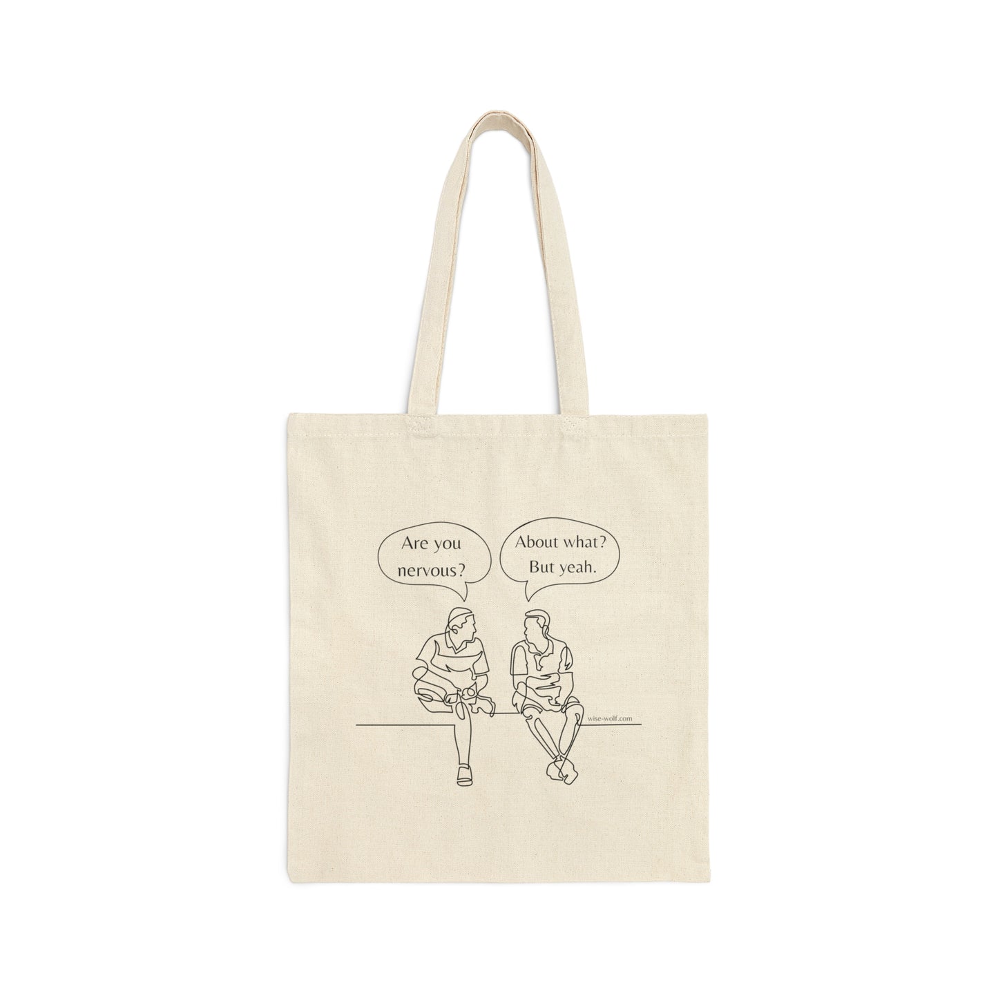 Anxiety Anxious (Men) Tote Bag