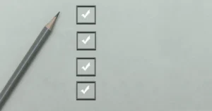 Step-by-step checklist representing the process of setting up Google Search Console and Bing Webmaster Tools for a therapy practice website