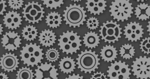 Interconnected gears representing the behind-the-scenes technical SEO systems that help search engines find and index a therapy practice website