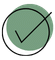 Green checkmark indicating who Wise Wolf Consulting is